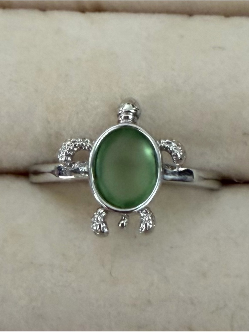 Green Turtle Ring - Women Jewelry